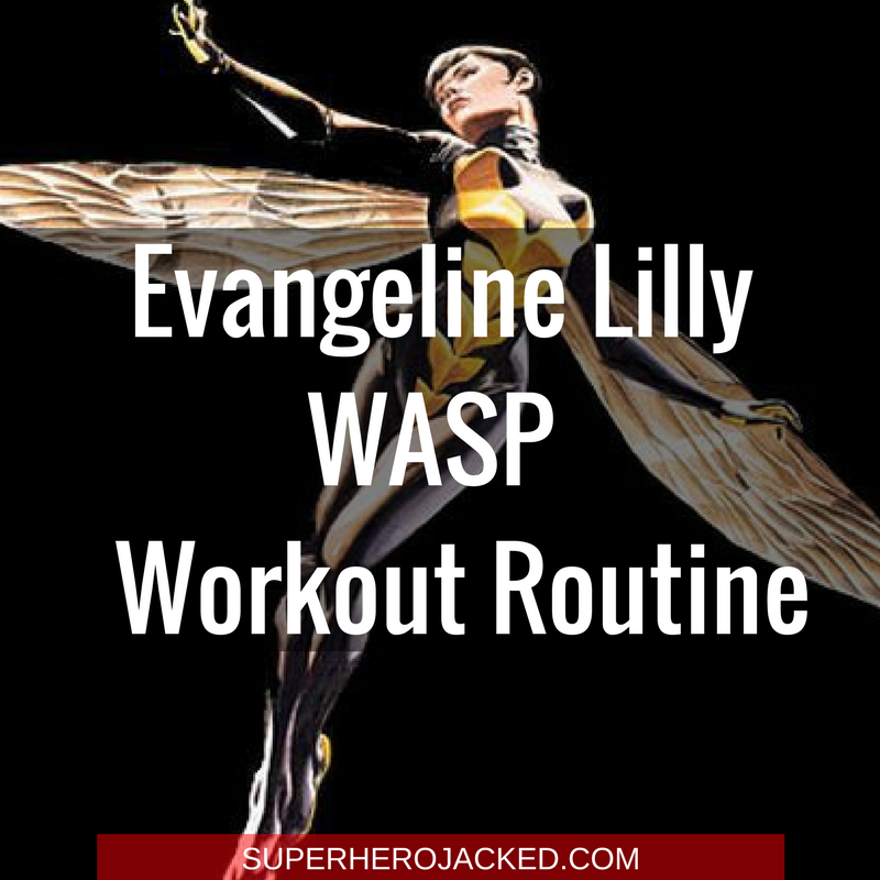 Evangeline Lilly Wasp Workout