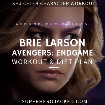 Brie Larson Avengers_ Endgame Workout and Diet