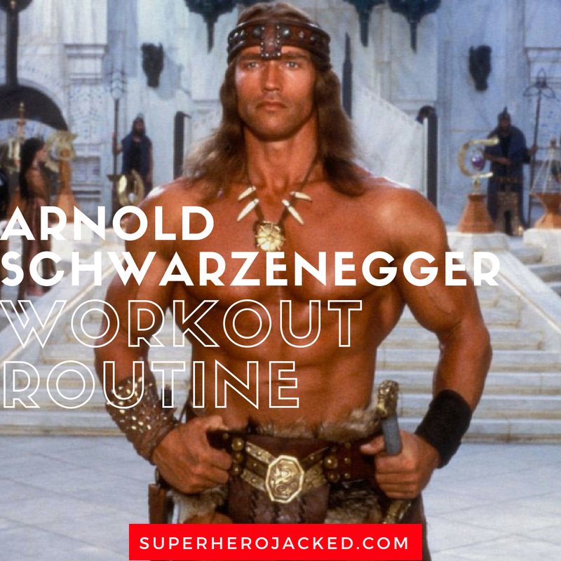 Arnold Schwarzenegger Exercise Chart
