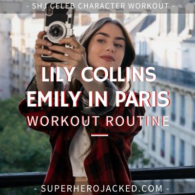 Lily Collins Emily in Paris Workout