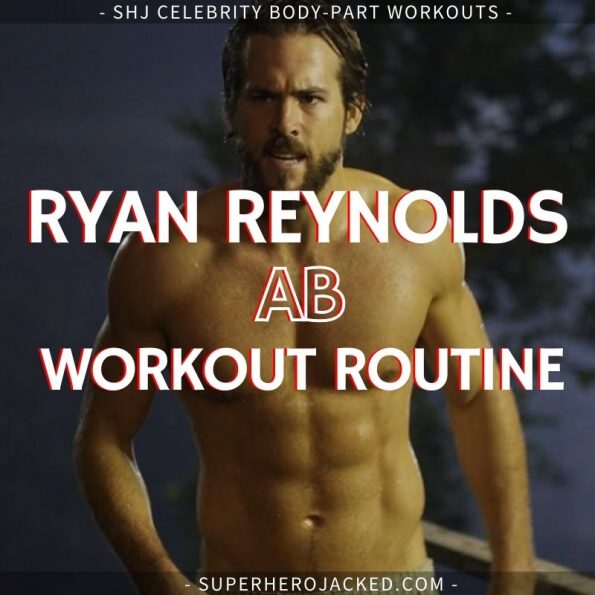 Ryan Reynolds' Deadpool Ab Workout Routine | Superhero Jacked