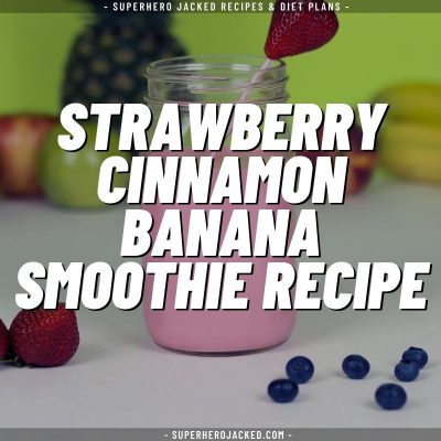 Strawberry Cinnamon Banana Smoothie Recipe (1)