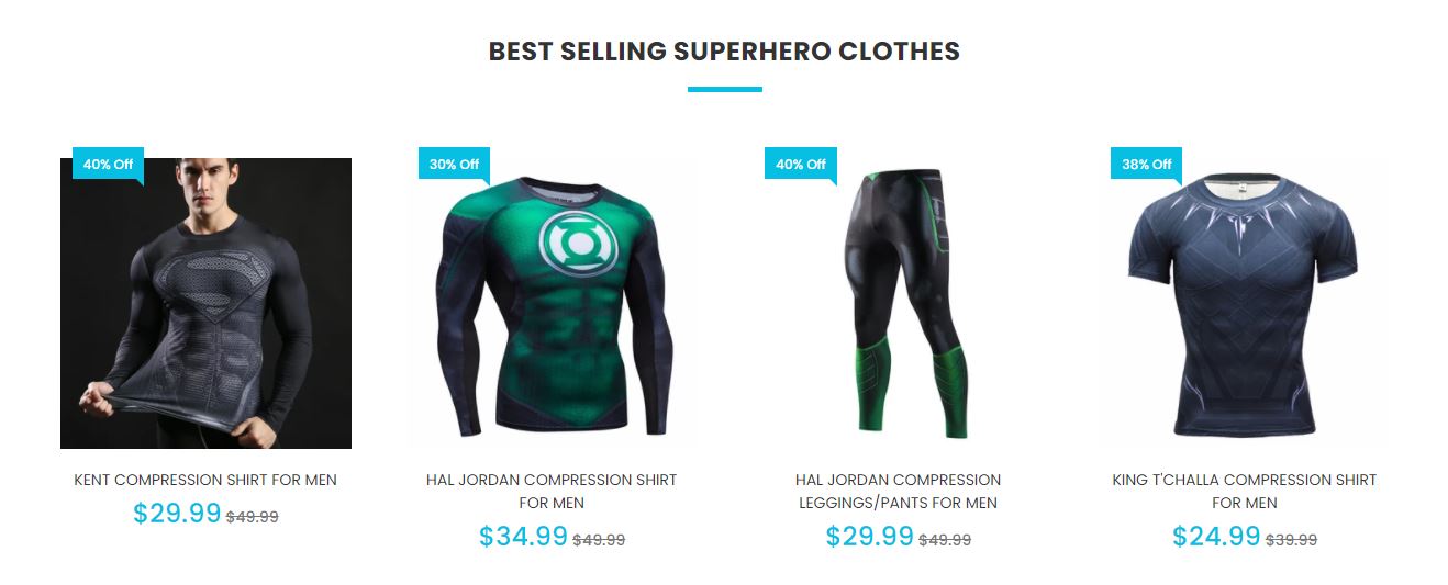 Premium quality SPIDERMAN superhero compression shirt ideal for