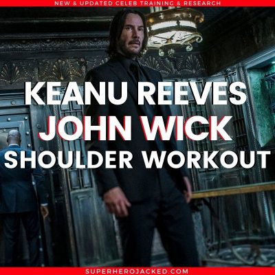 Keanu Reeves John Wick 3 Shoulder Circuit Superhero Jacked