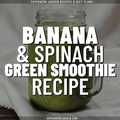 banana and spinach green smoothie recipe