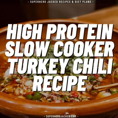 high protein slow cooker turkey chili