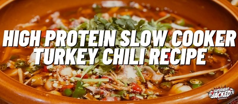 high protein slow cooker turkey chili recipe