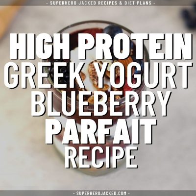 high protein greek yogurt blueberry parfait recipe