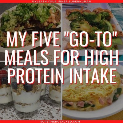 my five _go-to_ meals for high protein intake