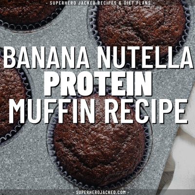 banana nutella protein muffin recipe (1)