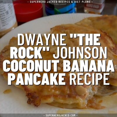 Dwayne johnson coconut banana pancake recipe