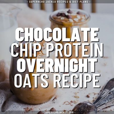 chocolate chip protein overnight oats recipe