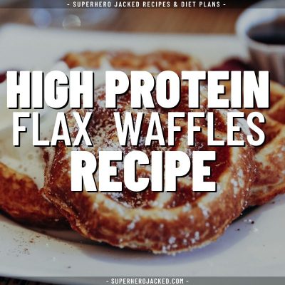 high protein flax waffles recipe (1)