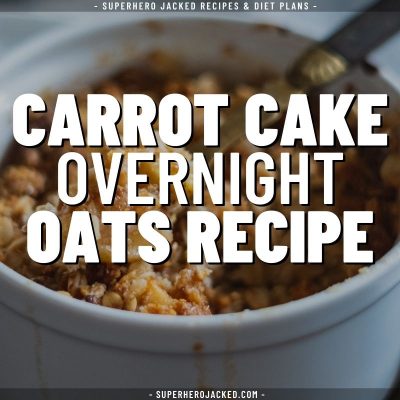 carrot cake overnight oats recipe