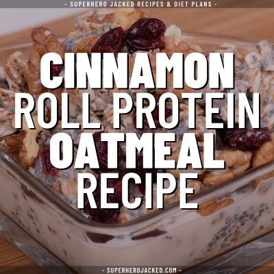 cinnamon roll protein oatmeal