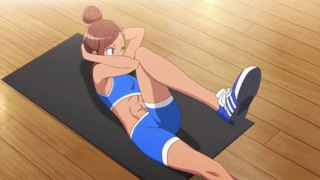 Anime De Training! Xx Fix Your Worries with Push-ups and Back Muscle  Exercises! Give it your XX - Watch on Crunchyroll