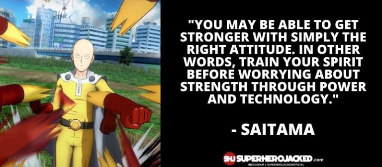 Top Ten Saitama Quotes: Best One Punch Man Motivational Quotes