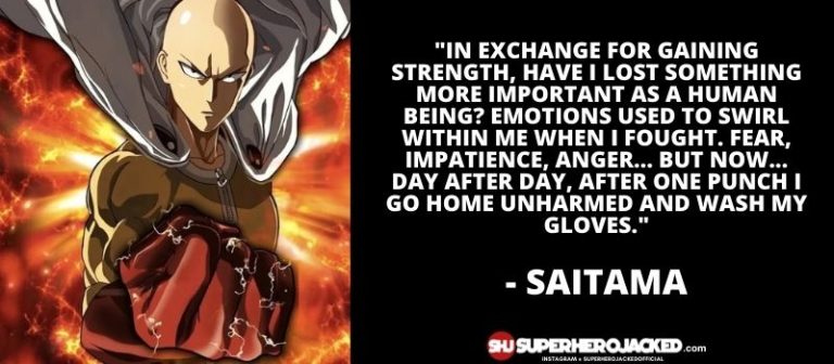 Top Ten Saitama Quotes: Best One Punch Man Motivational Quotes