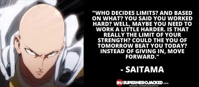 Top Ten Saitama Quotes: Best One Punch Man Motivational Quotes