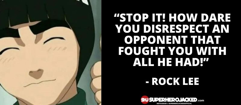Rock Lee Quotes 3