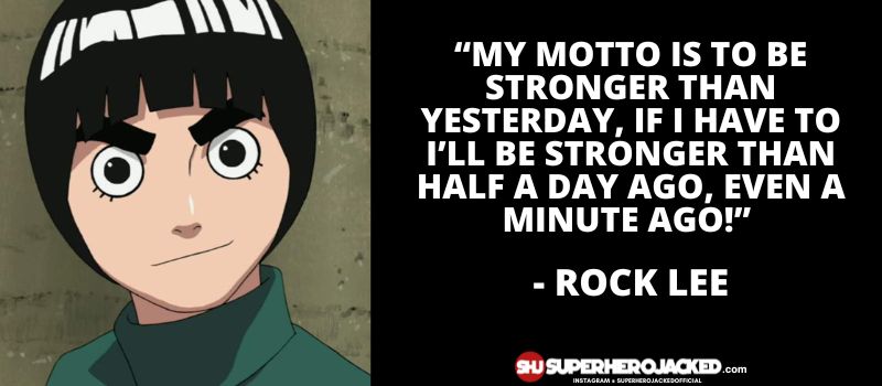 Rock Lee Quotes 2 