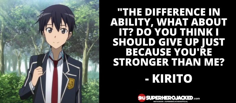 Kirito Quotes (2)