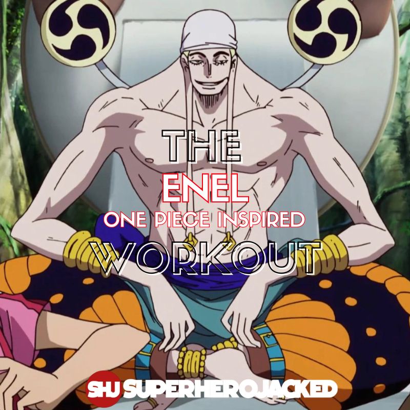 Enel mostra o resultado do seu treinamento a Luffy em One Piece