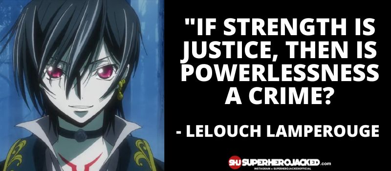 Lelouch Lamperouge Quotes 10