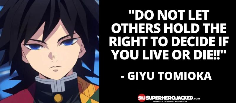 Giyu Tomioka Quotes 1