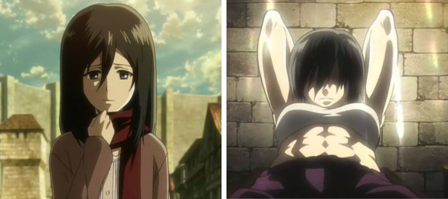 Top Ten Anime Fitness Transformations Of All Time - Mikasa