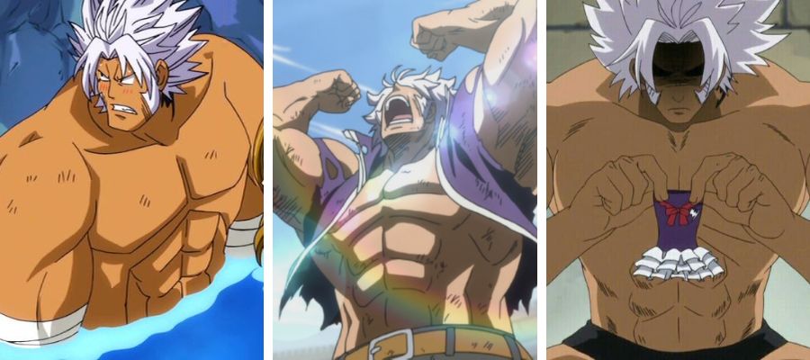 Most Muscular Fairy Tail Characters Elfman Straus