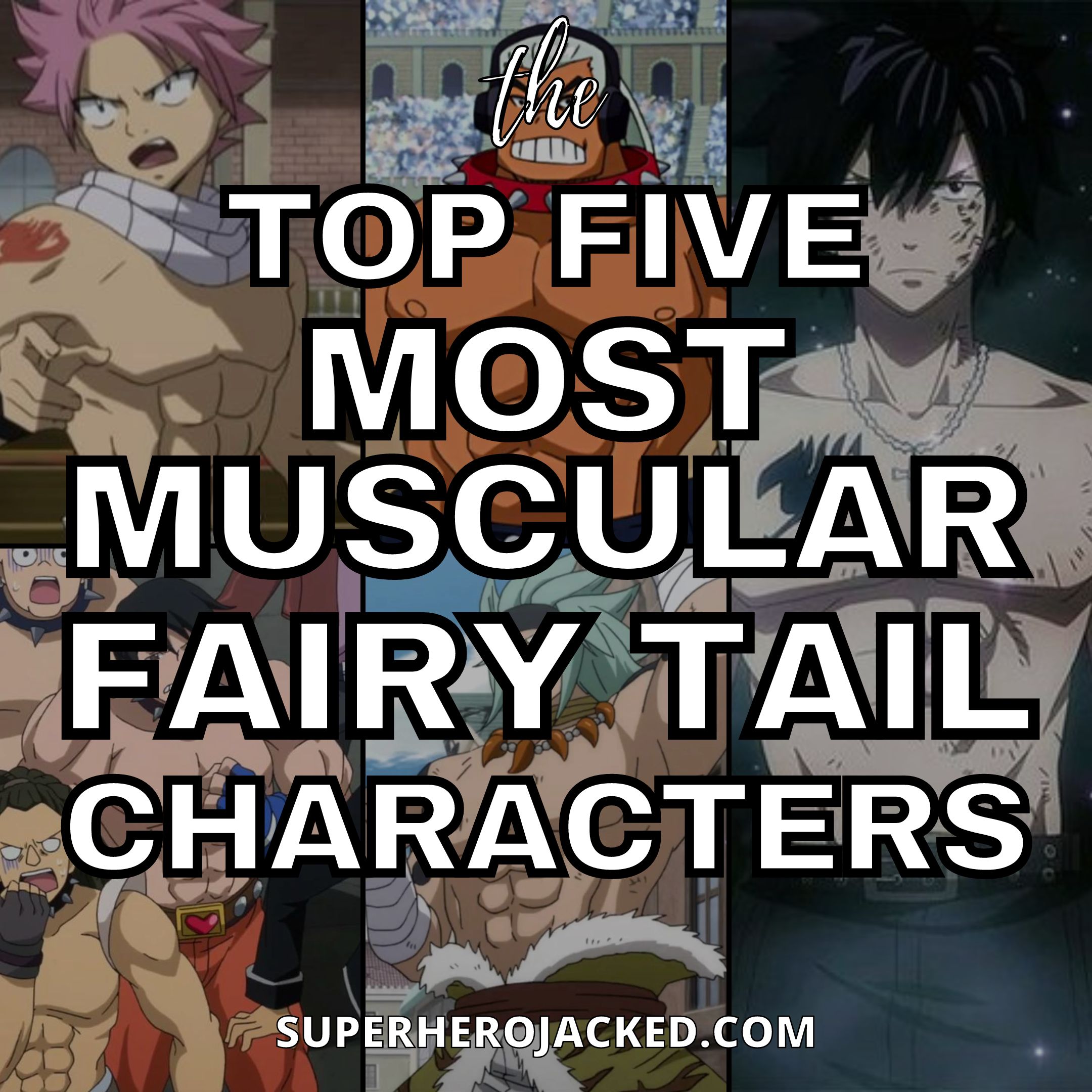 The Top Five Most Muscular Fairy Tail Characters