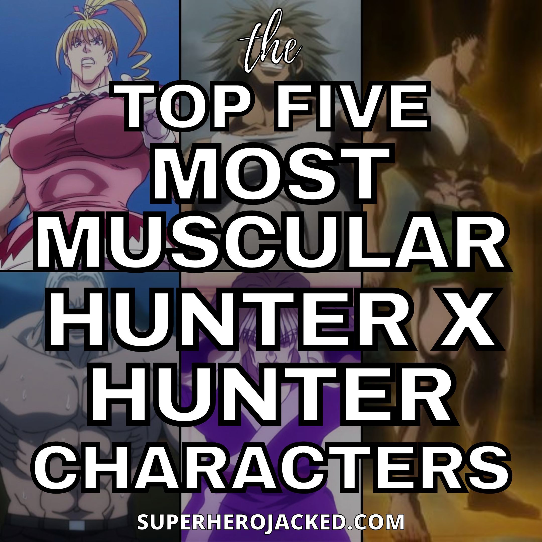 The Top Five Most Muscular Hunter X Hunter Characters
